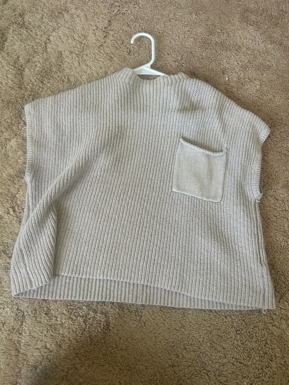 Women's free people Cream Knit Sweater Top